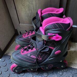 Airwalk Kids Roller Skates - Black and Pink
